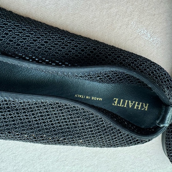 KHAITE Black Mesh Flats - Picture 6 of 9